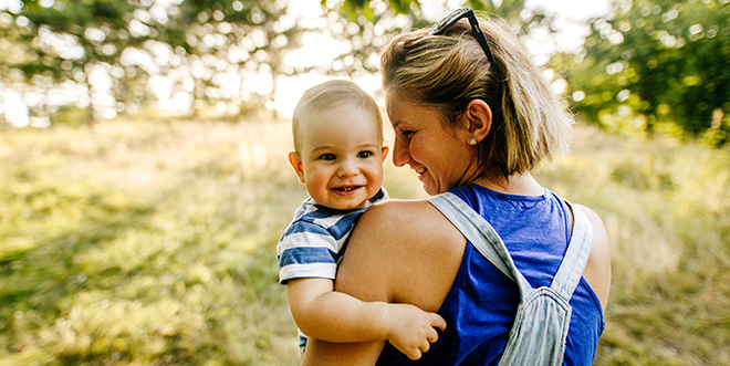 Happy Family Covered By An IBX Family Health Plan