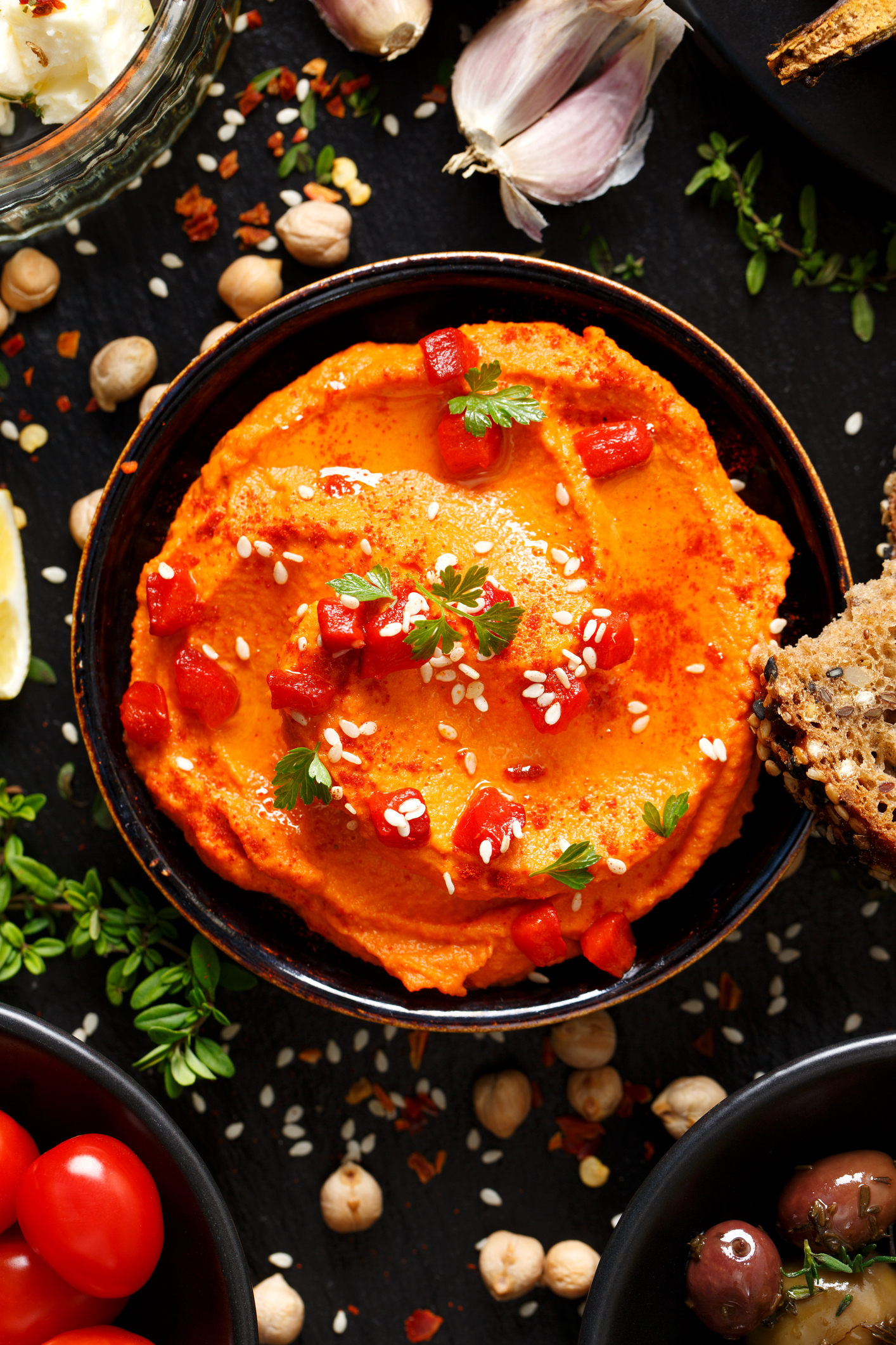 Roasted Red Pepper Hummus