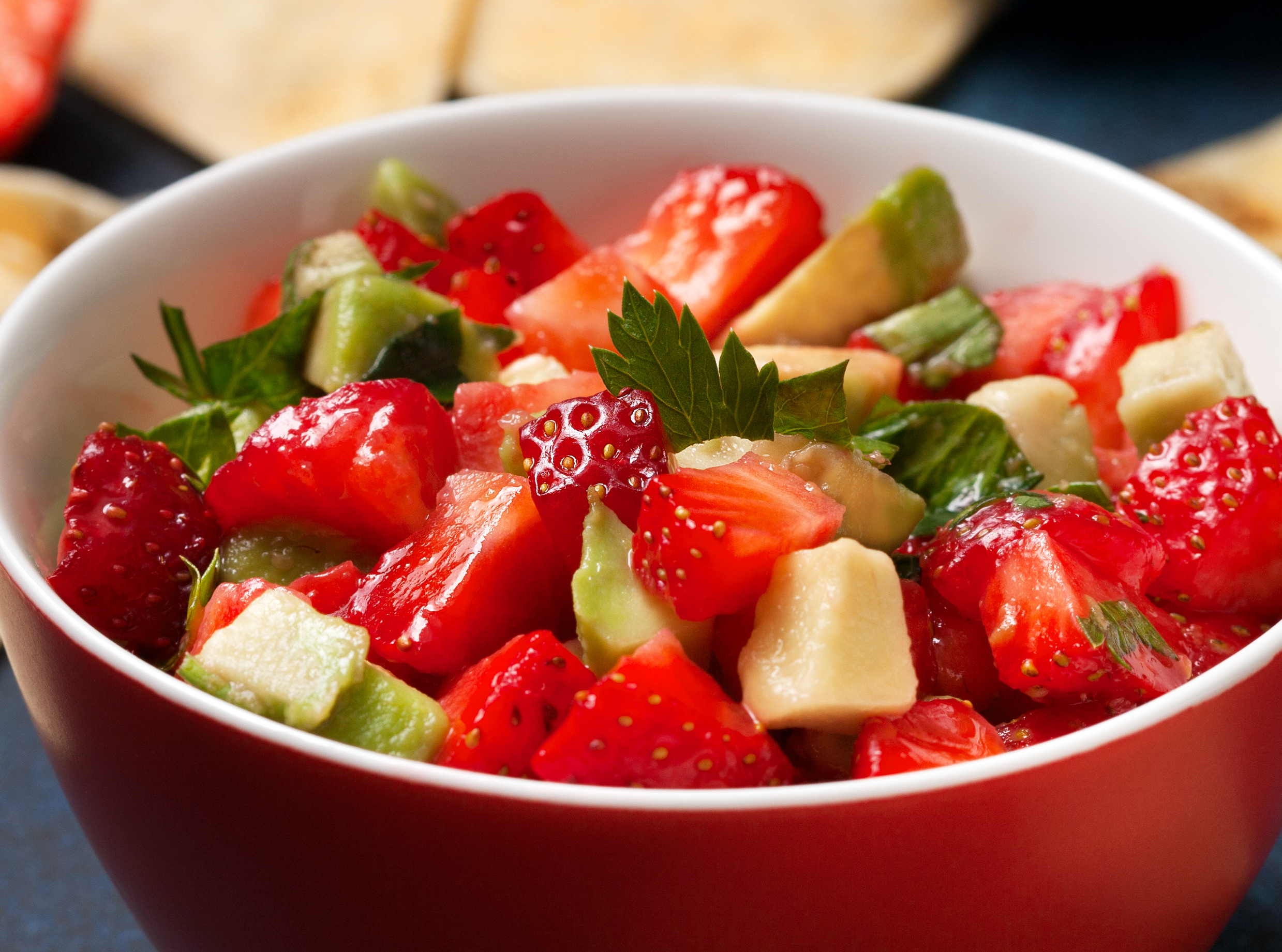 Strawberry & Avocado salsa