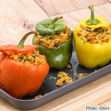 Mexican Quinoa Stuffed Peppers