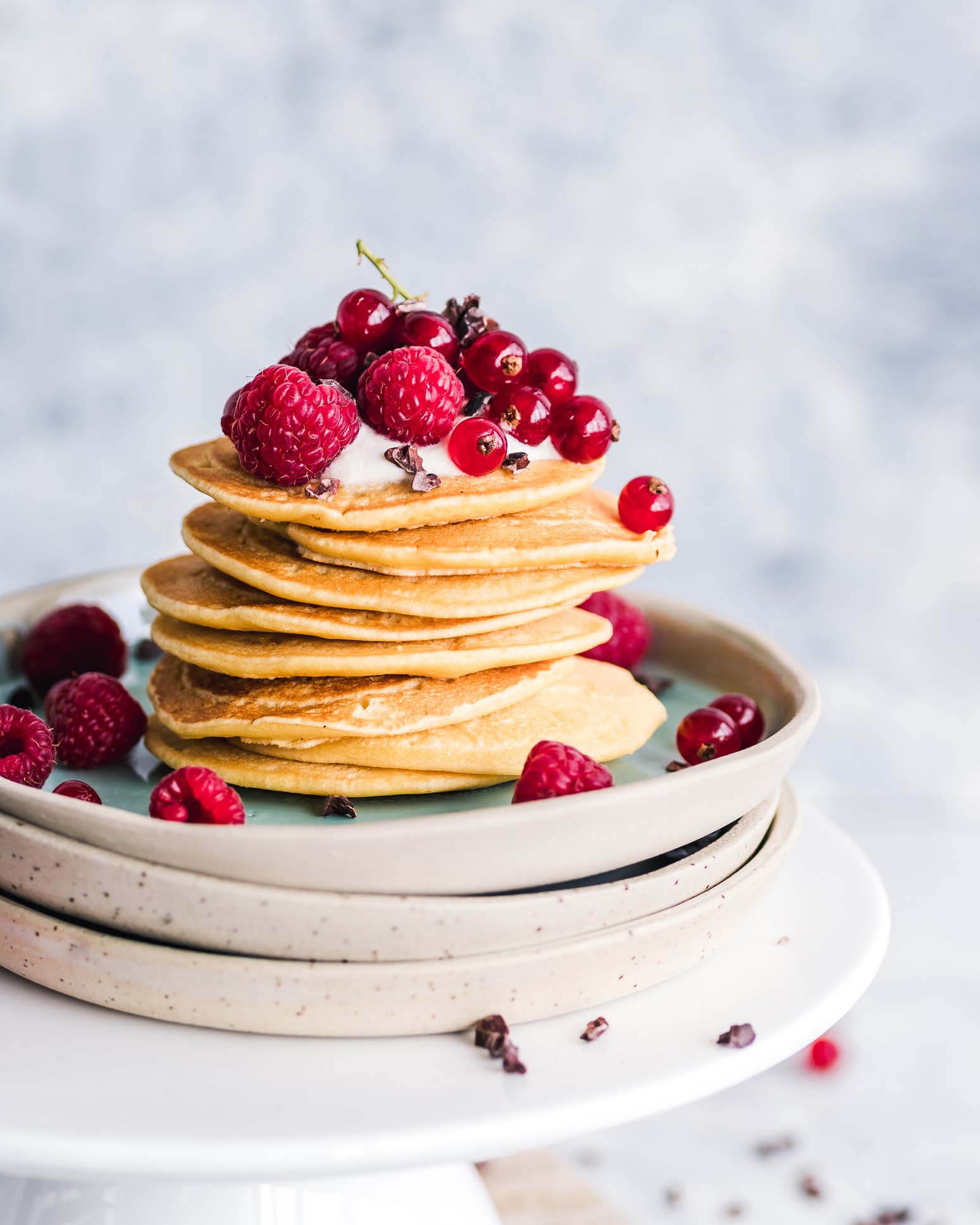 Yogurt Berry Pancakes