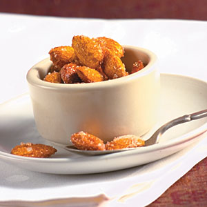 Spiced Honey Almonds