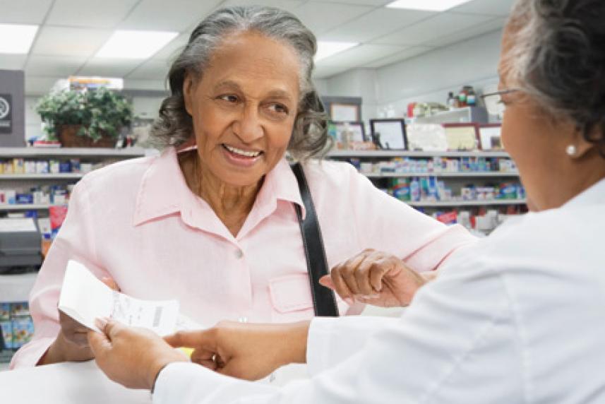 customer at pharmacy 