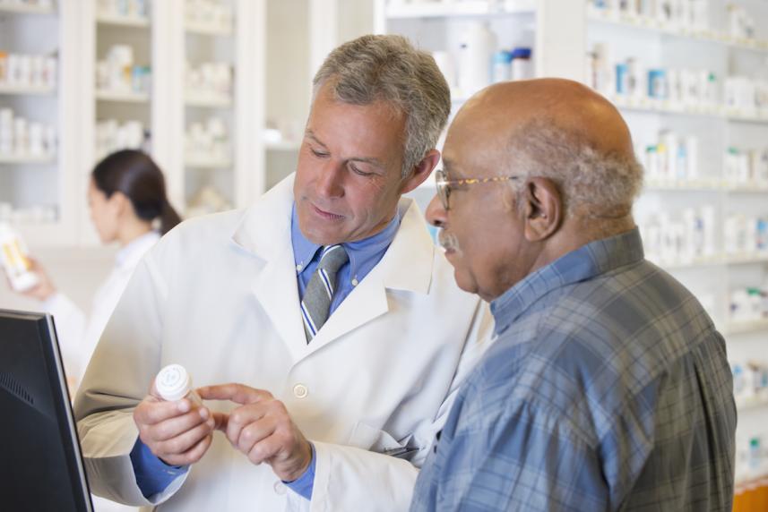 doctor talking to patient