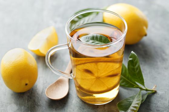 Lemon and tea