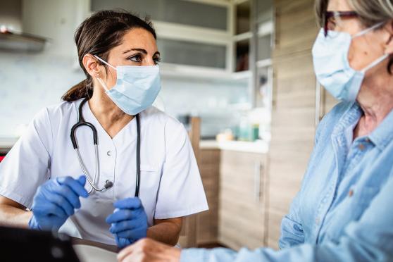 A Doctor and Patient Discussing The Flu