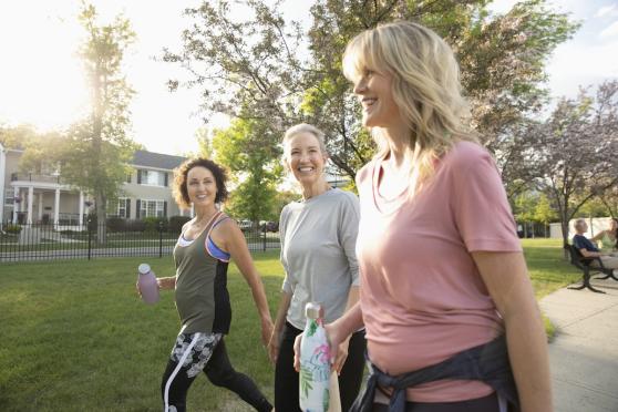 Group of women walking