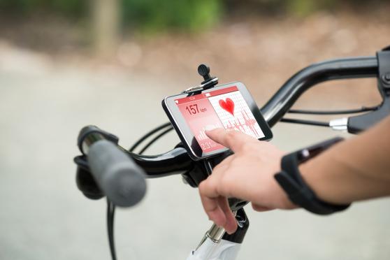 Fitness tool on bike