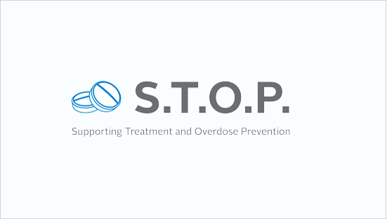 Supporting treatment and overdose prevention (STOP) initiative logo